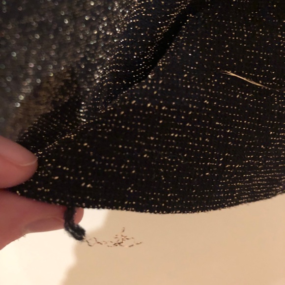 Bebe metallic sparkly long sleeve top with cutout - Picture 5 of 7